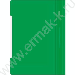 Скоросшиватель пл зеленый прозрач.верх.лист | Фото 2
