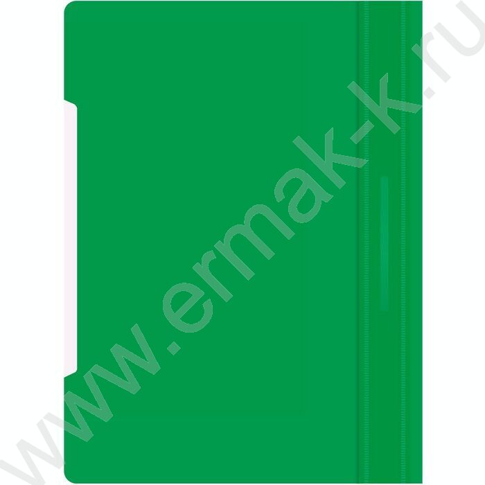 Скоросшиватель пл зеленый прозрач.верх.лист | Фото 2