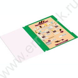 Скоросшиватель пл зеленый прозрач.верх.лист | Фото 6