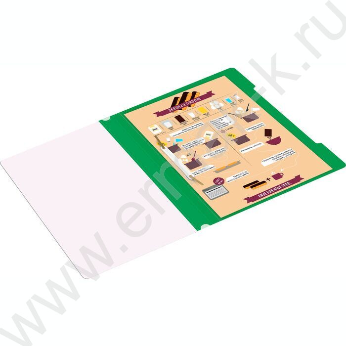 Скоросшиватель пл зеленый прозрач.верх.лист | Фото 6