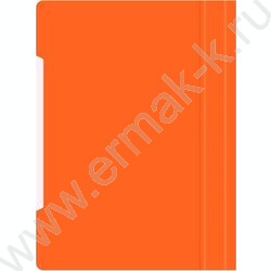 Скоросшиватель пл оранжевый прозрач.верх.лист | Фото 2