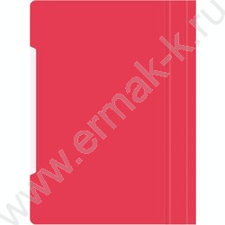Скоросшиватель пл малиновый прозрач.верх.лист | Фото 2