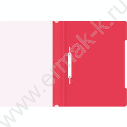 Скоросшиватель пл малиновый прозрач.верх.лист | Фото 3