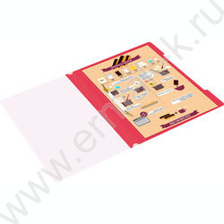 Скоросшиватель пл малиновый прозрач.верх.лист | Фото 6