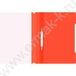 Скоросшиватель пл красный прозрач.верх.лист | Фото 3