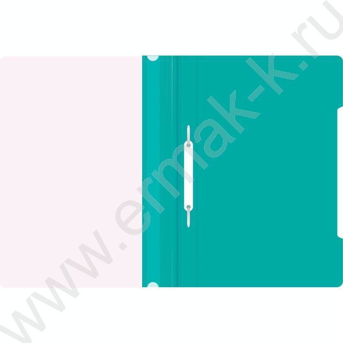 Скоросшиватель пл бирюзовый прозрач.верх.лист | Фото 3