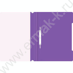Скоросшиватель пл фиолетовый прозрач.верх.лист | Фото 3