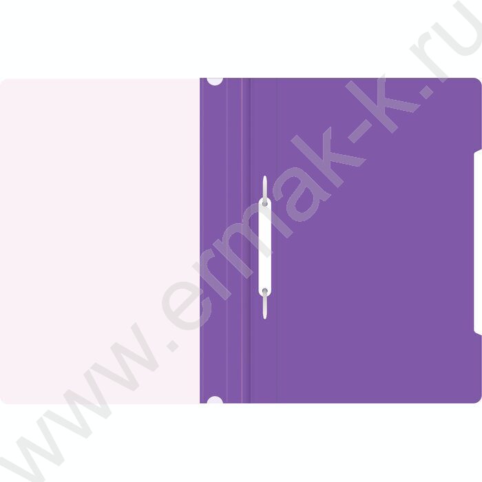 Скоросшиватель пл фиолетовый прозрач.верх.лист | Фото 3