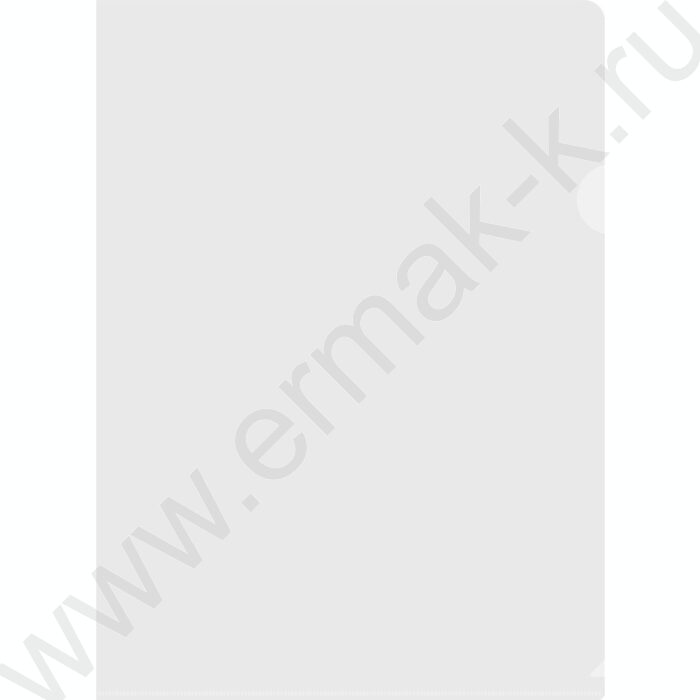 Папка уголок А4 Economy прозрачный тисненый 0,10мм | Фото 1