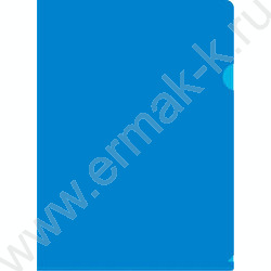 Папка уголок А4 синий 0,15мм | Фото 1