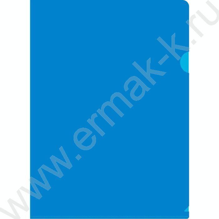 Папка уголок А4 синий 0,15мм | Фото 1