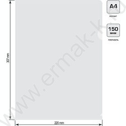 Папка уголок А4 прозрачный 0,15мм | Фото 3