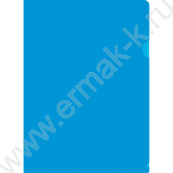 Папка уголок А4 синий 0,18мм | Фото 1