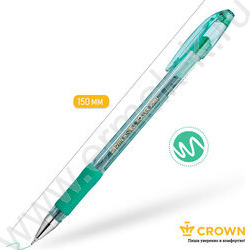 Ручка гелевая зеленая 0,7мм /игла/резин.держатель/ "Hi-Jell Needle Grip" | Фото 3