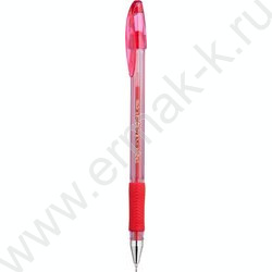 Ручка гелевая красная 0,7мм /игла/резин.держатель/ "Hi-Jell Needle Grip" | Фото 1