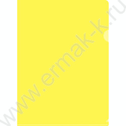 Папка уголок А4 желтый 0,18мм | Фото 1