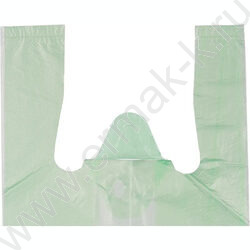 Пакет-майка ПНД 16+12*30 10мкр цветной | Фото 2