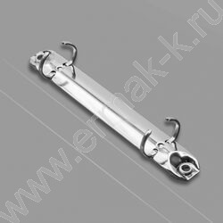 Папка 2 кольца 18мм серая 0,7мм карман внутренний и торцевой | Фото 3