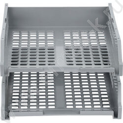 Лоток горизонтальный сетчатый серый /уп.2шт на мет.стержнях | Фото 3