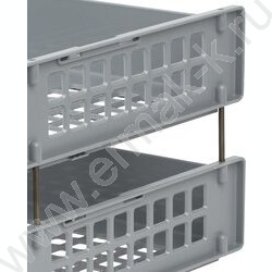 Лоток горизонтальный сетчатый серый /уп.2шт на мет.стержнях | Фото 5