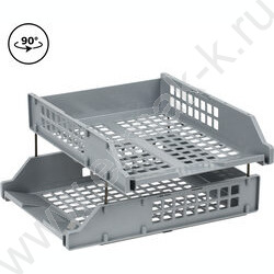 Лоток горизонтальный сетчатый серый /уп.2шт на мет.стержнях | Фото 7