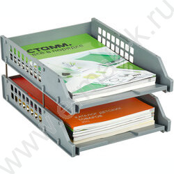 Лоток горизонтальный сетчатый серый /уп.2шт на мет.стержнях | Фото 8