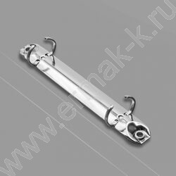 Папка 2 кольца 27мм серая 0,7мм карман внутренний и торцевой | Фото 2