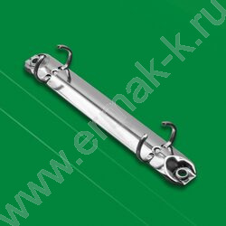 Папка 2 кольца 27мм зеленая 0,7мм карман внутренний и торцевой | Фото 2