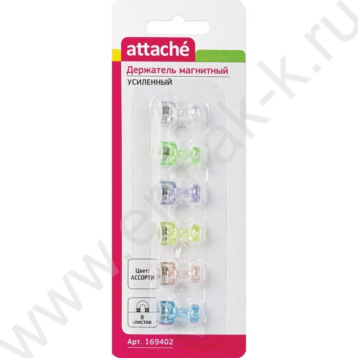 Магнитный держатель д/досок Attache усиленный 11мм 6шт | Фото 1