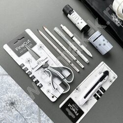 Ножницы 17см метал Finecut /тефлоновое покрытие/эргономичные ручки/ европодвес | Фото 5