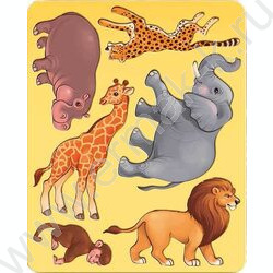 Трафарет "Животные Африки" | Фото 1