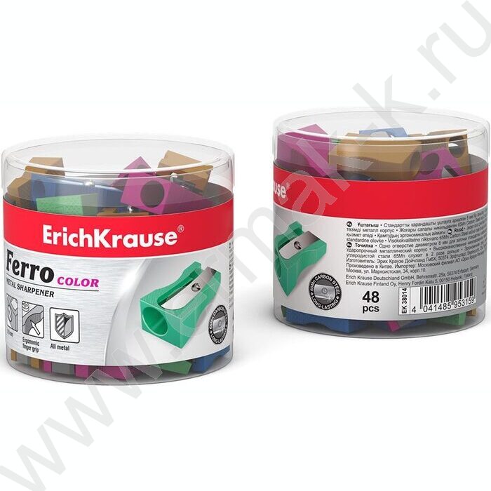 Точилка 1отв. метал Ferro Color /ассорти | Фото 4