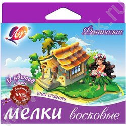 Мелки масляные 12цв Фантазия европодвес | Фото 1