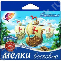 Мелки масляные 12цв Фантазия европодвес | Фото 2