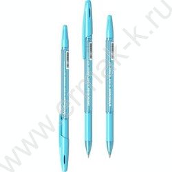 Ручка шар R-301 Stick&Grip Spring 0,7мм синяя с резин.держателем | Фото 2