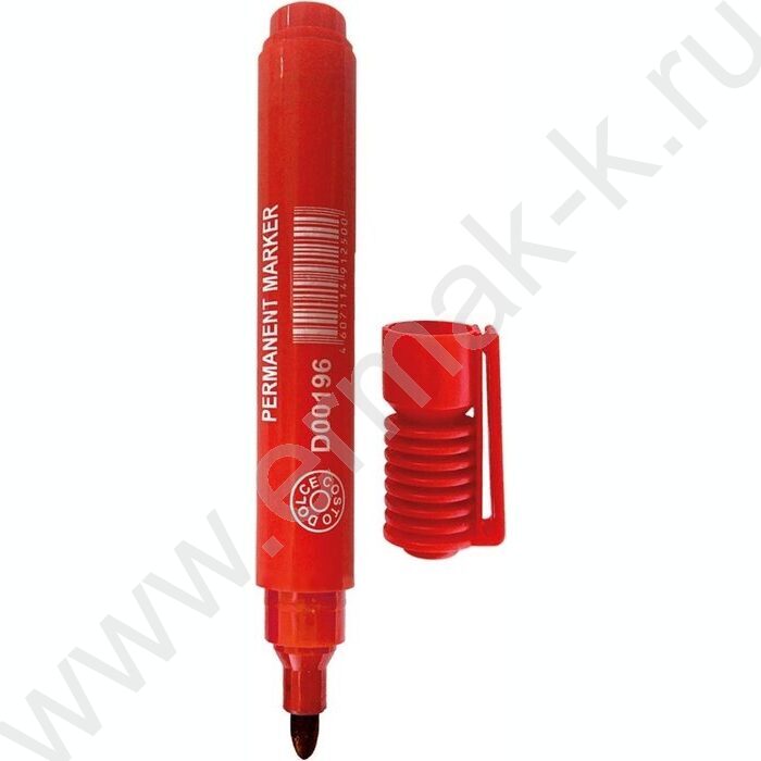 Маркер перм. /красный/ | Фото 1