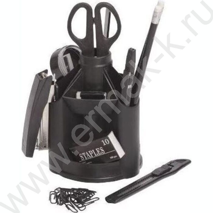 Офисный набор 13 предм. Mini Desk /вращающийся/ черный | Фото 1