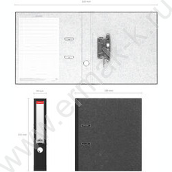 Файл 50мм мраморный разборный с карманом черный | Фото 4