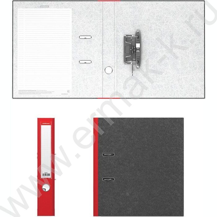 Файл 50мм мраморный разборный с карманом красный | Фото 2