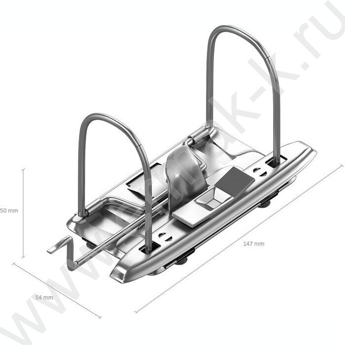 Файл 50мм мраморный разборный с карманом зеленый | Фото 5