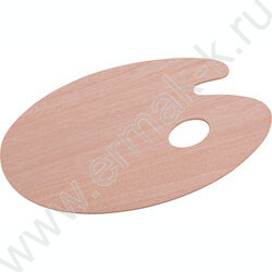 Палитра дерево овальная Сонет 20*30см фанера 3мм | Фото 1