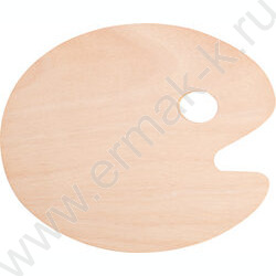 Палитра дерево овальная Сонет 25*30см фанера 3мм | Фото 1