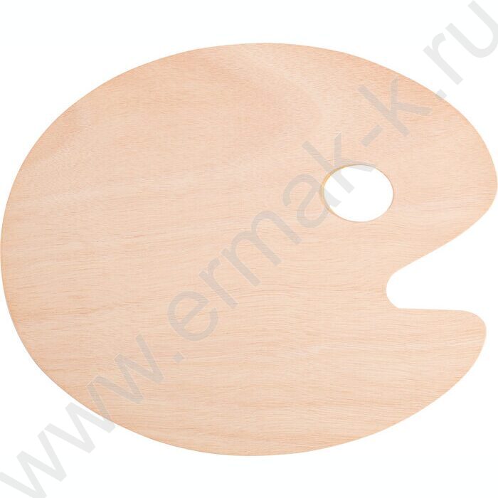 Палитра дерево овальная Сонет 25*30см фанера 3мм | Фото 1