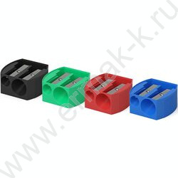 Точилка 2отв. пластик MULTI ассорти | Фото 2