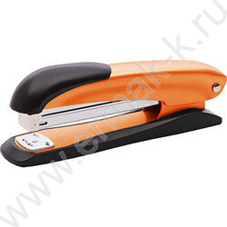 Степлер №24-26/6  30л метал Ulrich оранжевый /встроен антистеплер,индикатор скоб/ | Фото 1