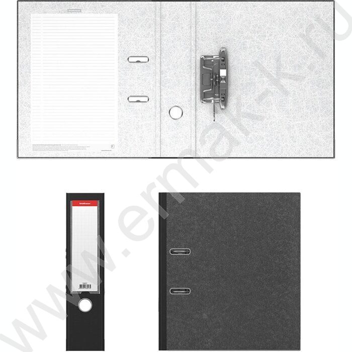 Файл 70мм мраморный разборный с карманом черный | Фото 2