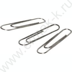Скрепки 50мм / 50шт никелированные | Фото 1