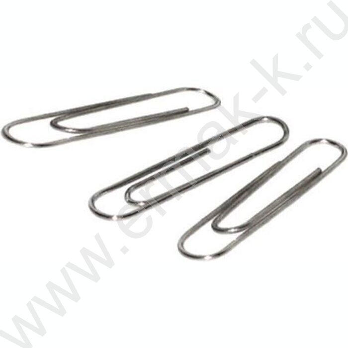 Скрепки 50мм / 50шт никелированные | Фото 1