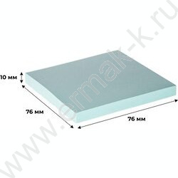 Бумага д/записей  76*76мм /100л, 62г/м², голубая с липким краем | Фото 3