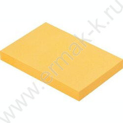 Бумага д/записей   51*76мм /100л, 75г/м², неон. оранж с липким краем | Фото 1